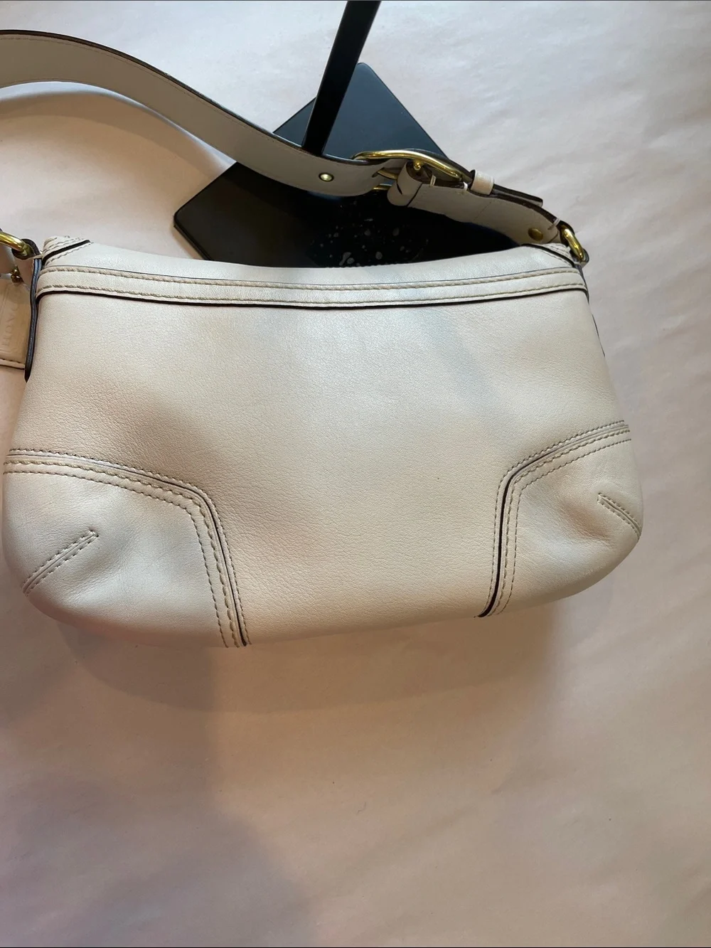 Coach cream leather